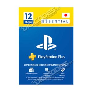 Playstation Plus / PS Plus Essential JAPAN 12 months - Beli dari PlayStation Store Menggunakan PSN Card (Digital Codes)