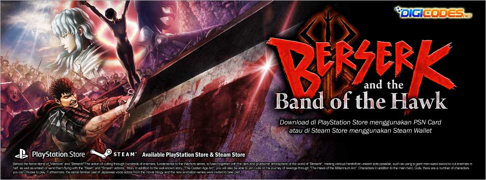 Berserk and the band of the Hawk Tersedia di PlayStation 