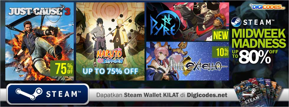 Naruto Shippuden Sale 75% off di Steam  26 Juli 2017 