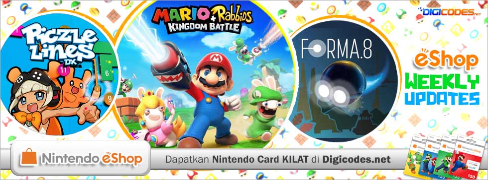 Mario + Rabbids Kingdom Battle hadir di eShop  24 Agustus 