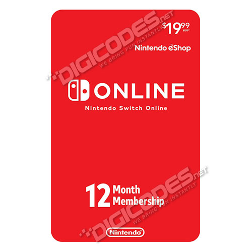 Jual Nintendo Switch Online US 12 Months Individual 