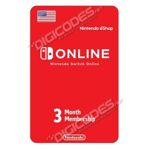 Nintendo Switch Online US 3 Months Individual Membership (AutoCodes)