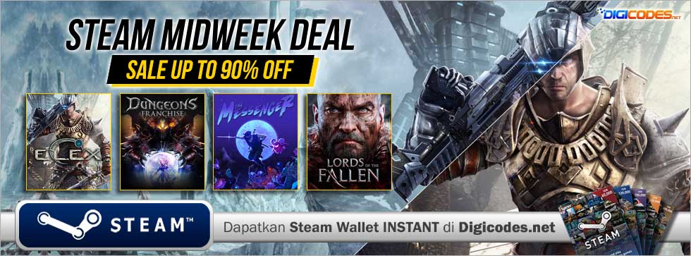 Steam Weekend Deal up to 90% off  09 Januari 2019 