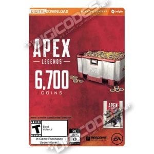 EA Origin Apex Legends - 6700 Apex Coins DLC / Addon (PC Digital Serial Key)
