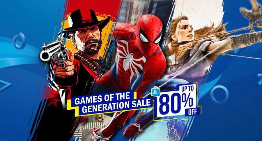 PlayStation Store Games of the Generation Sale 80% off - 09 Okt 2019