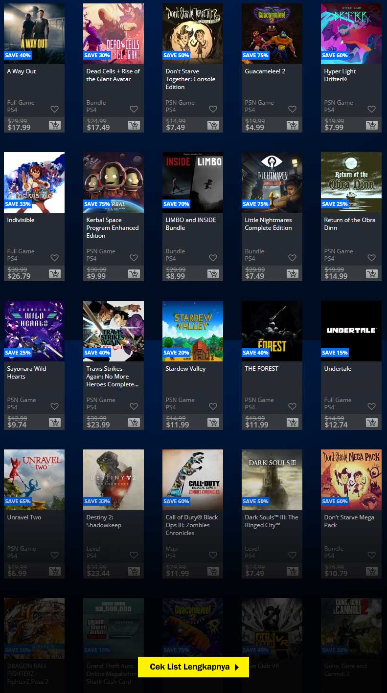 playstation digital sale