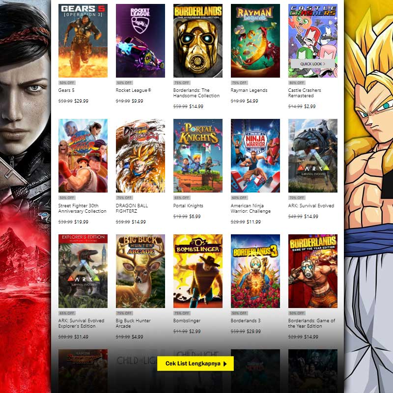 xbox live weekly deals