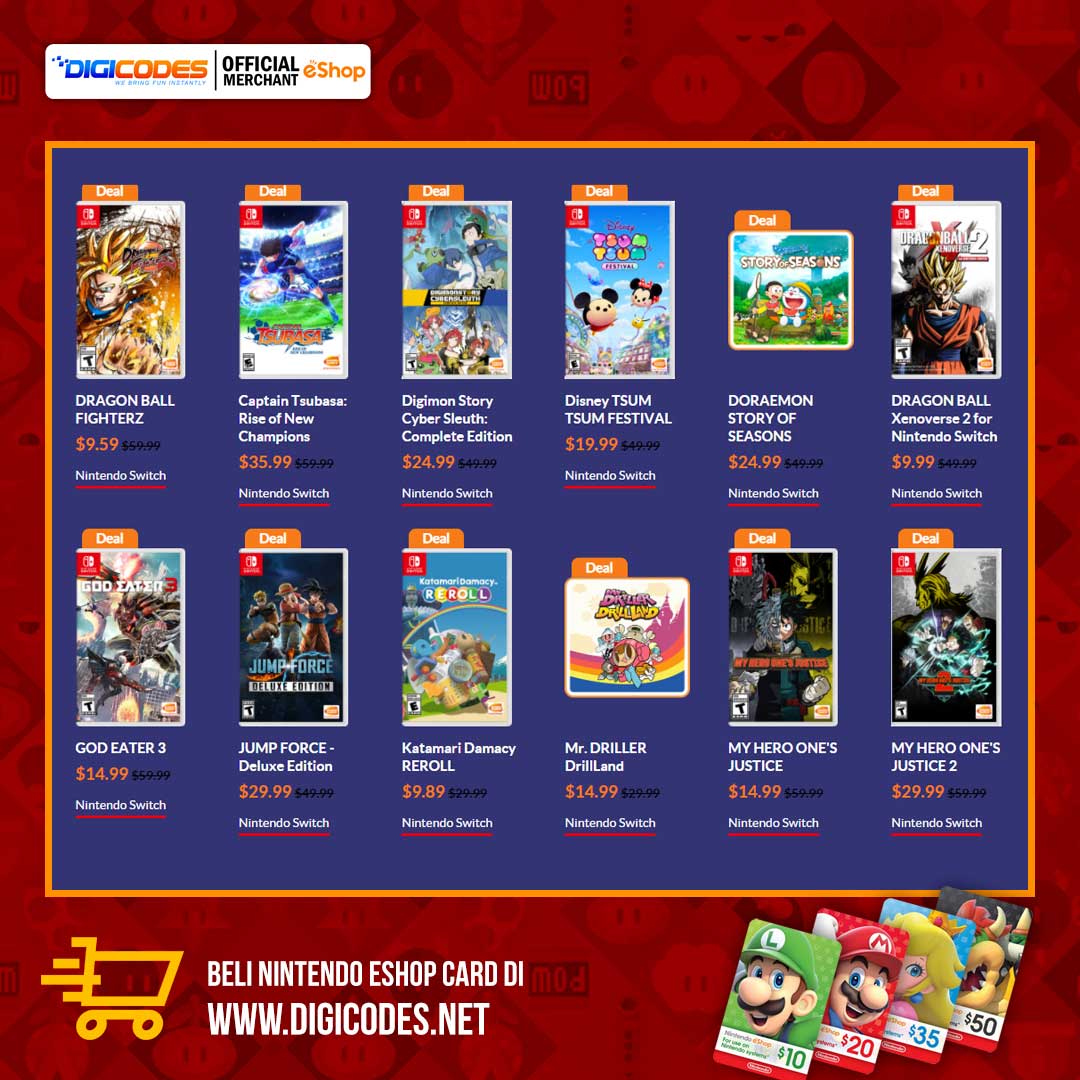 Nintendo eshop hot sale holiday sale