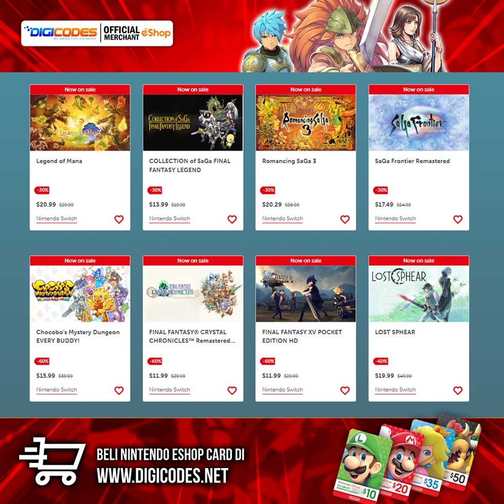 Square enix sale sale nintendo switch