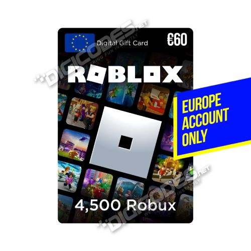 Buy Roblox 60 EUR - 4500 Robux Other