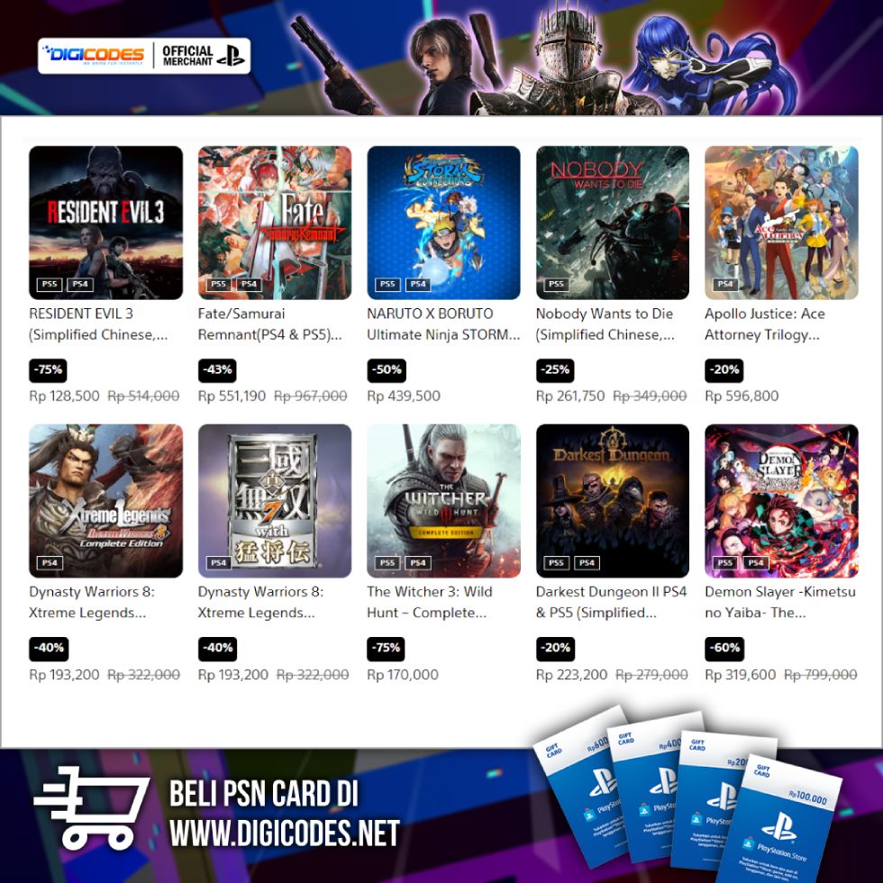 PlayStation Store - Resident Evil 3 75% off - Beli PSN Card / PSN Wallet Sekarang!