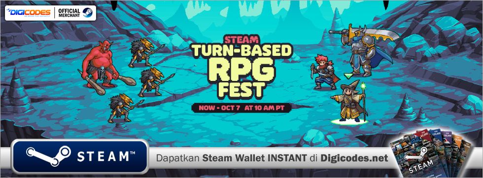 Steam Sale - Turn Based RPG Sale - up to 85% off - Beli Steam Wallet Sekarang!