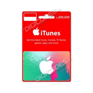 iTunes Gift Card Indonesia IDR200,000 (AutoCodes)