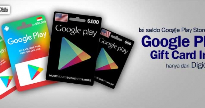 Cara Membeli Voucher Google Play Gift Card dengan Cepat dan Resmi